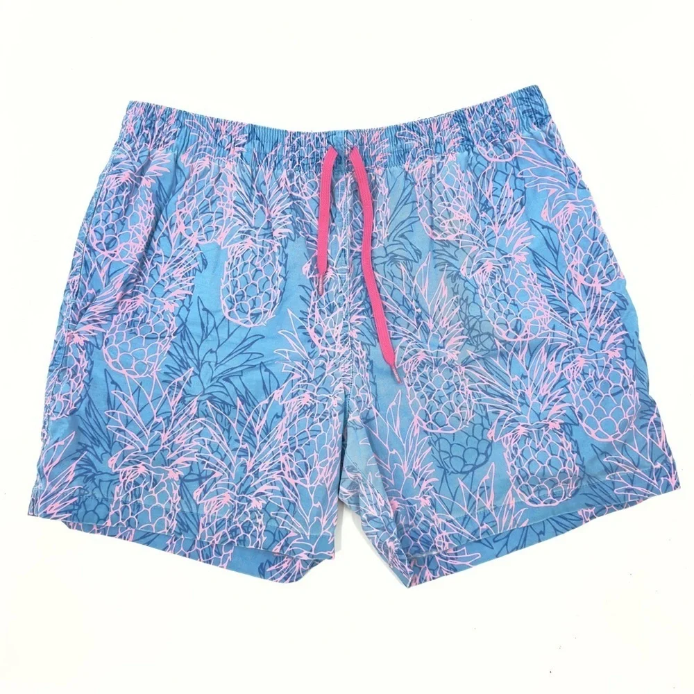 Chubbies Swim Shorts Mens XL Pineapple Colorful Trunks Tropical 5.5 Inch Inseam